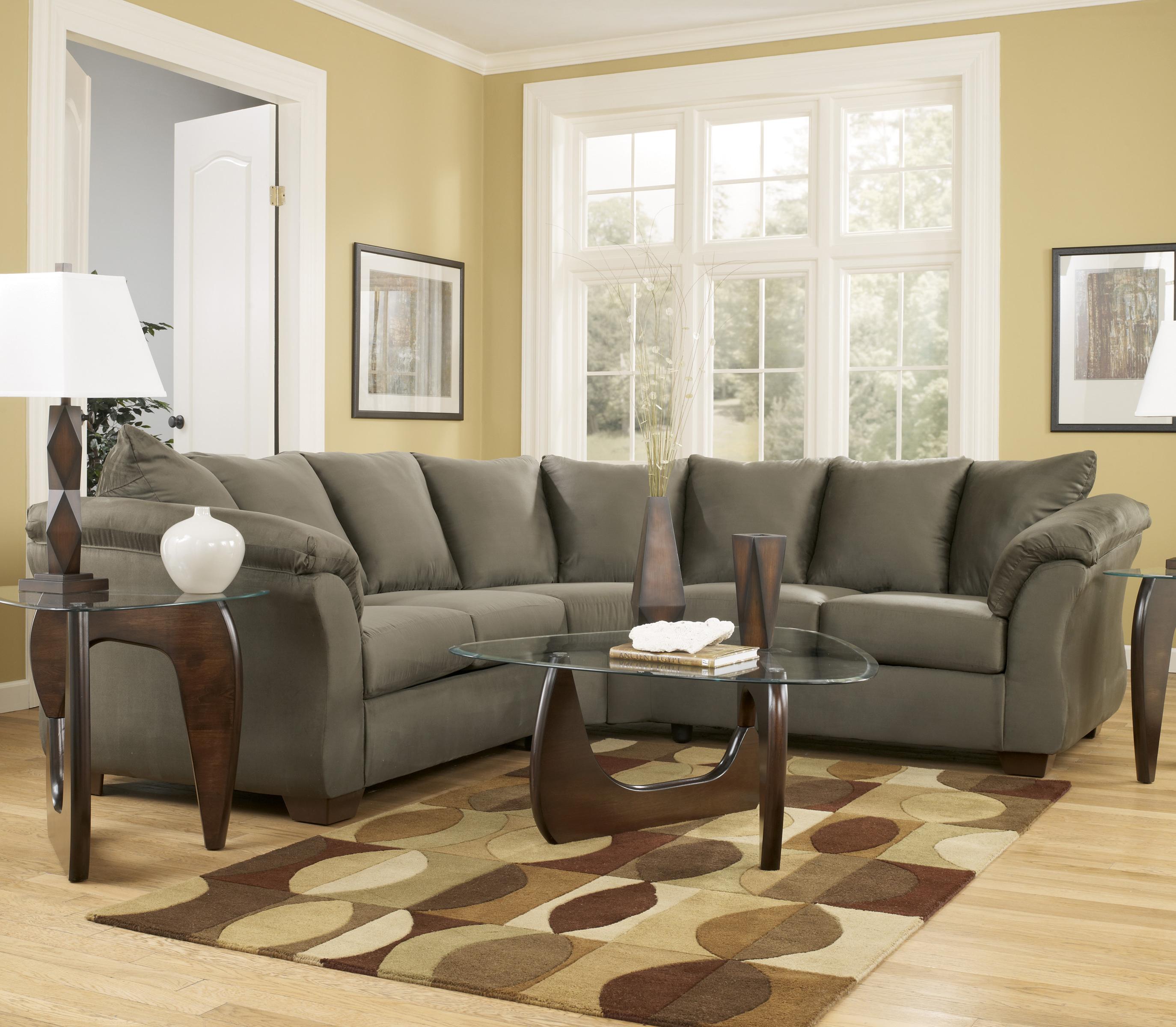 Signature Design by Ashley Darcy Sage Contemporary Sectional Sofa